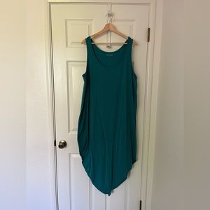 Iconic Geneva Tank Dress 18-20 Plus Size Harbor Blue